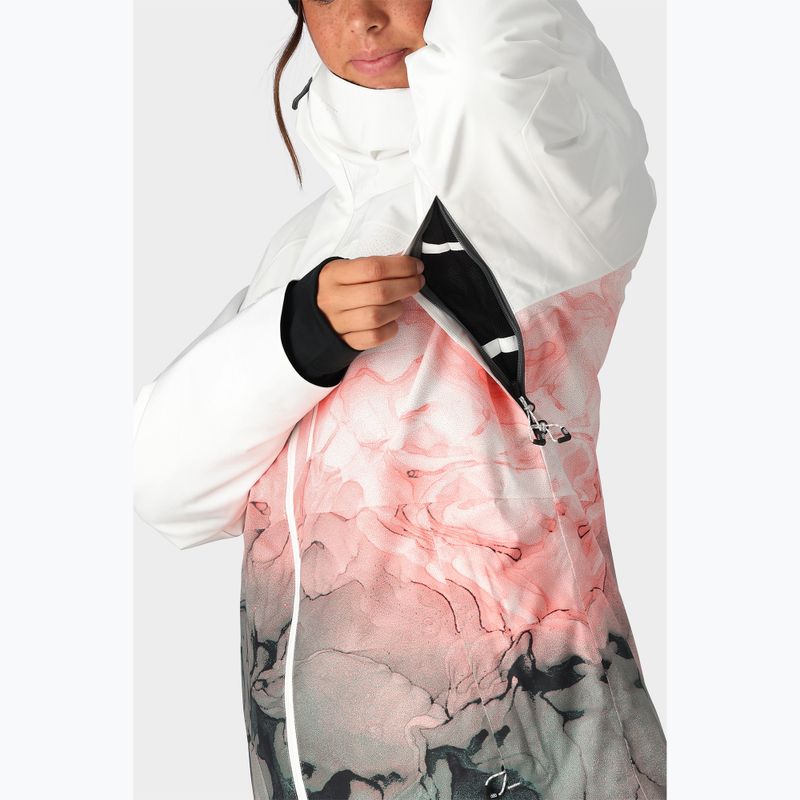 Snowboardjacke Damen 686 Hydra white cypress cloudbreak 5