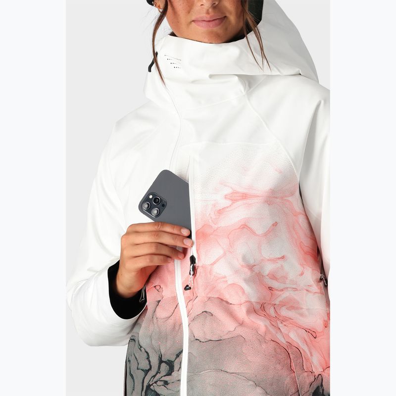 Snowboardjacke Damen 686 Hydra white cypress cloudbreak 6