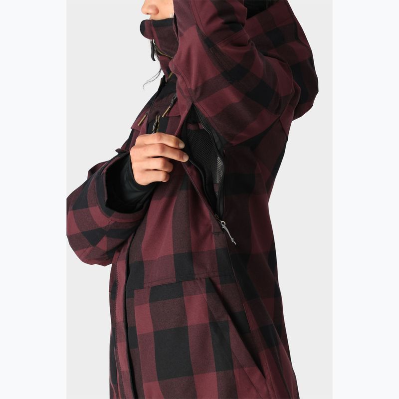 Snowboardjacke Damen 686 Spirit sassafras plaid 6