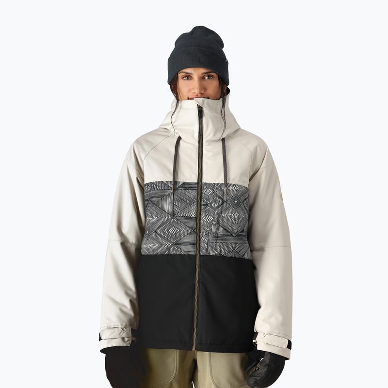 Snowboardjacke Damen 686 Athena Insulated limestone colourblock