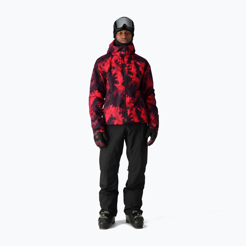Snowboardjacke Herren 686 Gateway red nebula 2