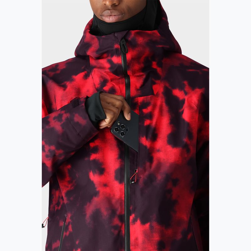 Snowboardjacke Herren 686 Gateway red nebula 6