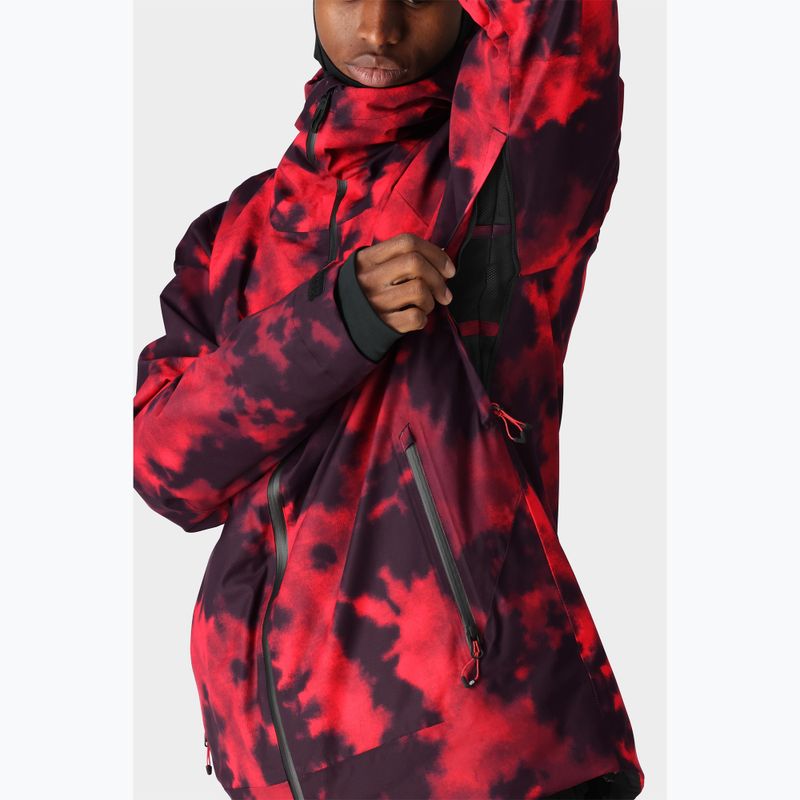 Snowboardjacke Herren 686 Gateway red nebula 7