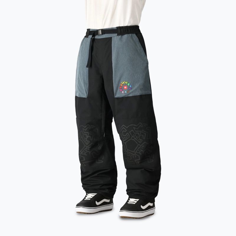 Snowboardhose Herren 686 Ghost keith haring denim colorblock