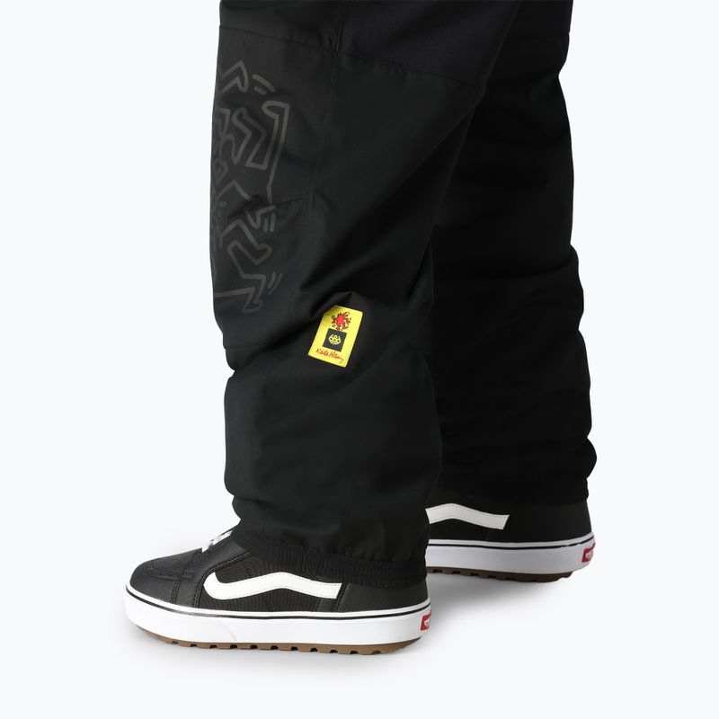Snowboardhose Herren 686 Ghost keith haring denim colorblock 6