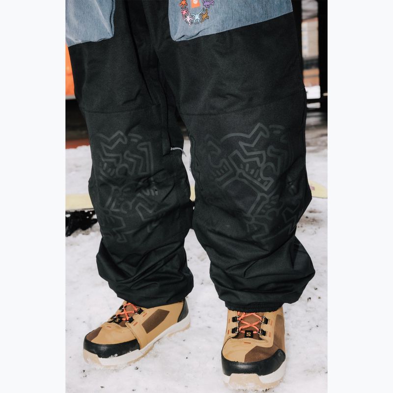 Snowboardhose Herren 686 Ghost keith haring denim colorblock 7