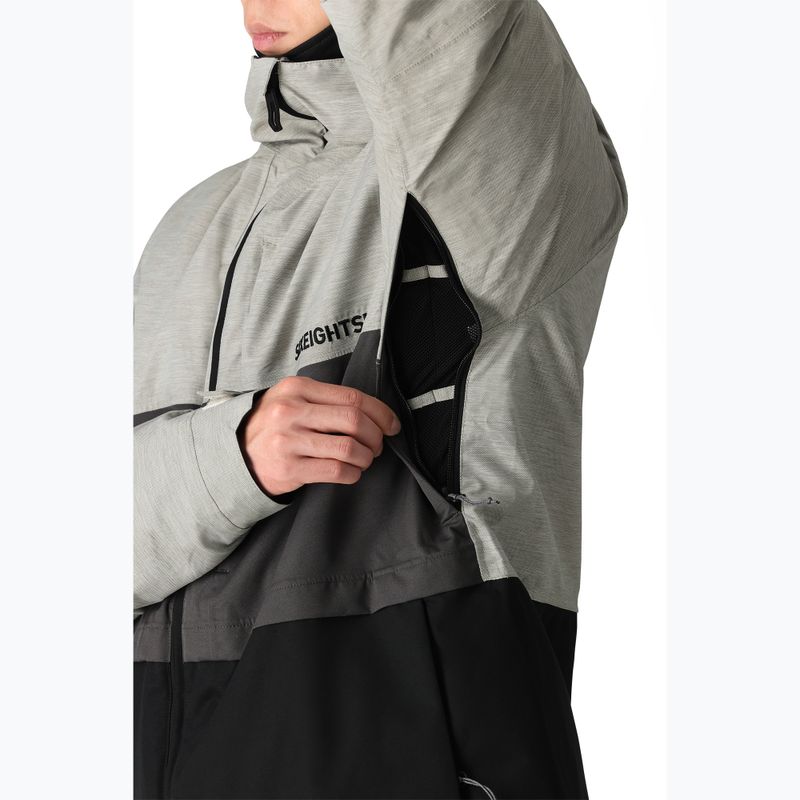 Snowboardjacke Herren 686 Smarty 3-in-1 Form white heather colorblock 5