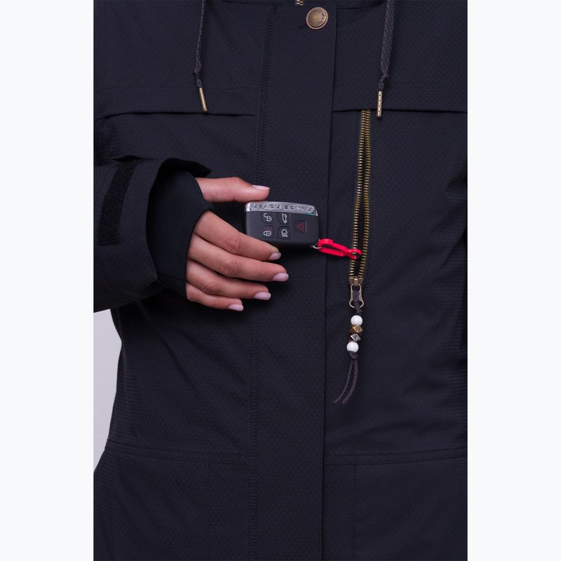 Snowboardjacke Damen 686 Spirit black geo jacquard 5