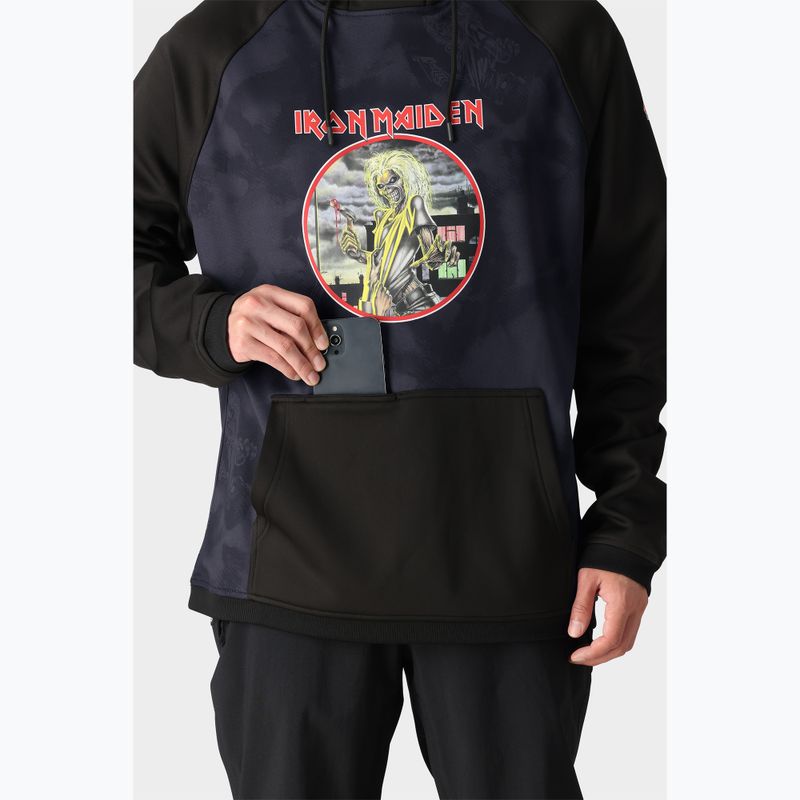 Snowboard Sweatshirt Hoodie  Herren 686 Bonded Fleece iron maiden eddies black 4