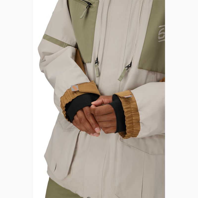 Herren-Snowboardjacke 686 2001 Transfer limestone colorblock 10