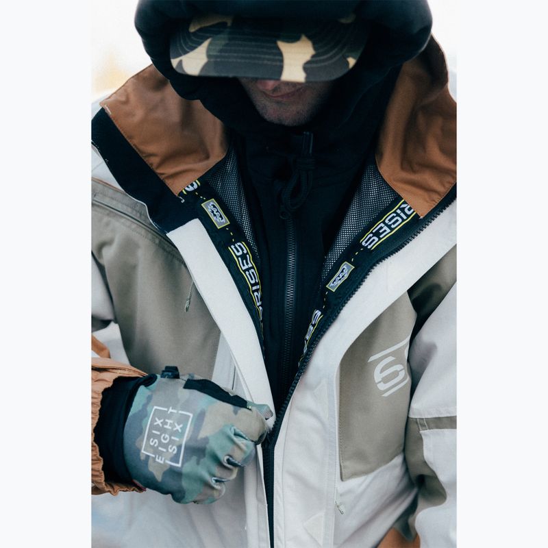 Herren-Snowboardjacke 686 2001 Transfer limestone colorblock 13