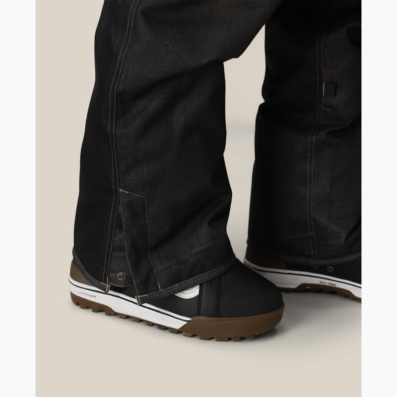Herren Snowboardhose 686 Deconstructed Denim Insulated black denim 5