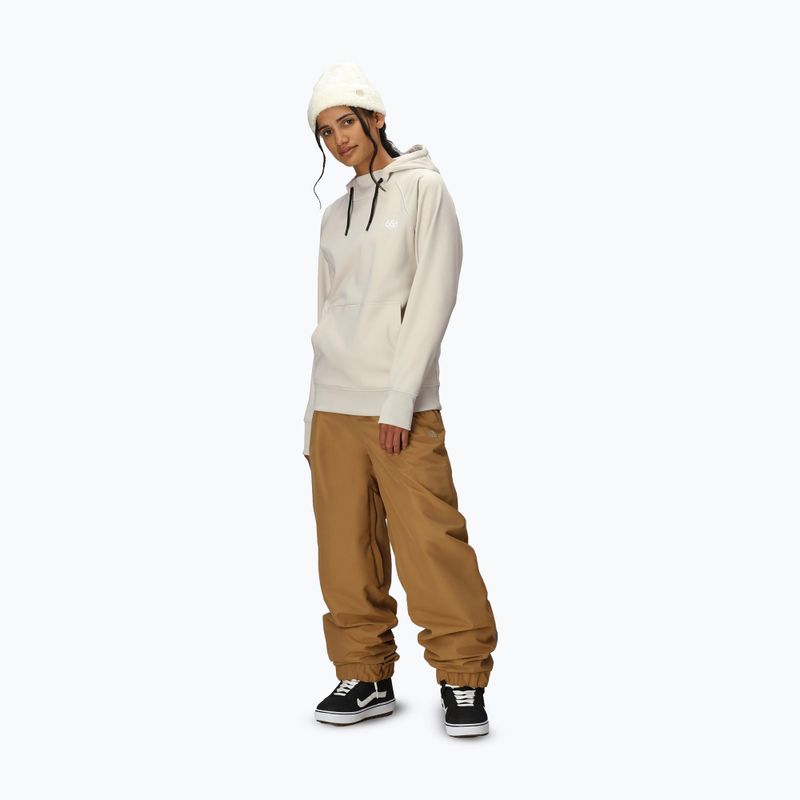Damen Snowboard-Hoodie 686 Bonded Fleece Pullover Hoody limestone 2