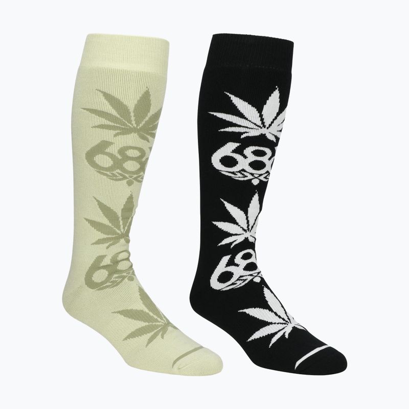 Herren Snowboard-Socken 686 Huf 2 Paar multicolor