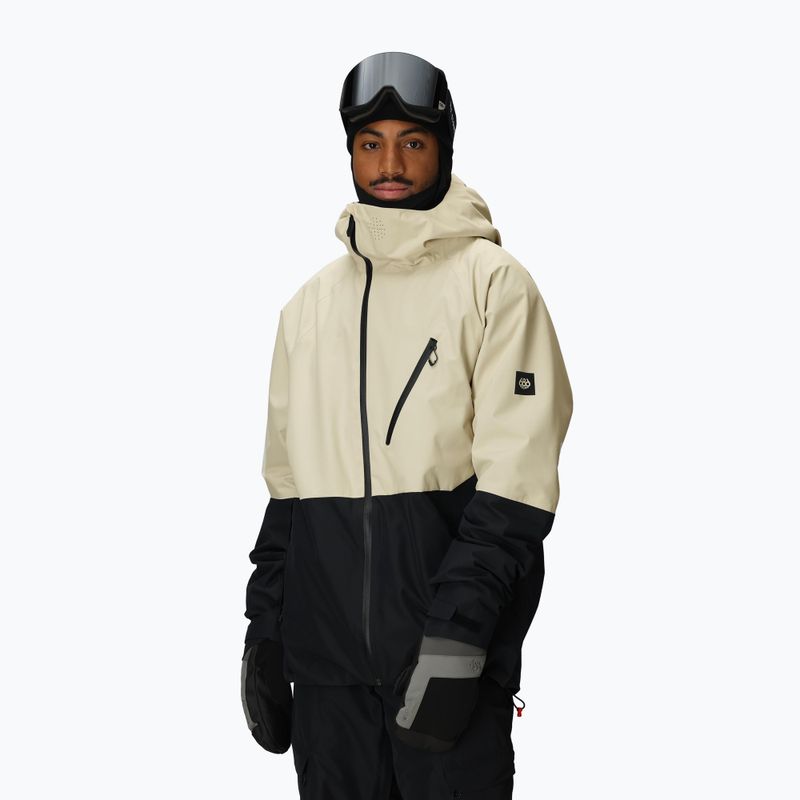 Herren Snowboardjacke 686 Hydra Thermagraph limestone colorblock 4