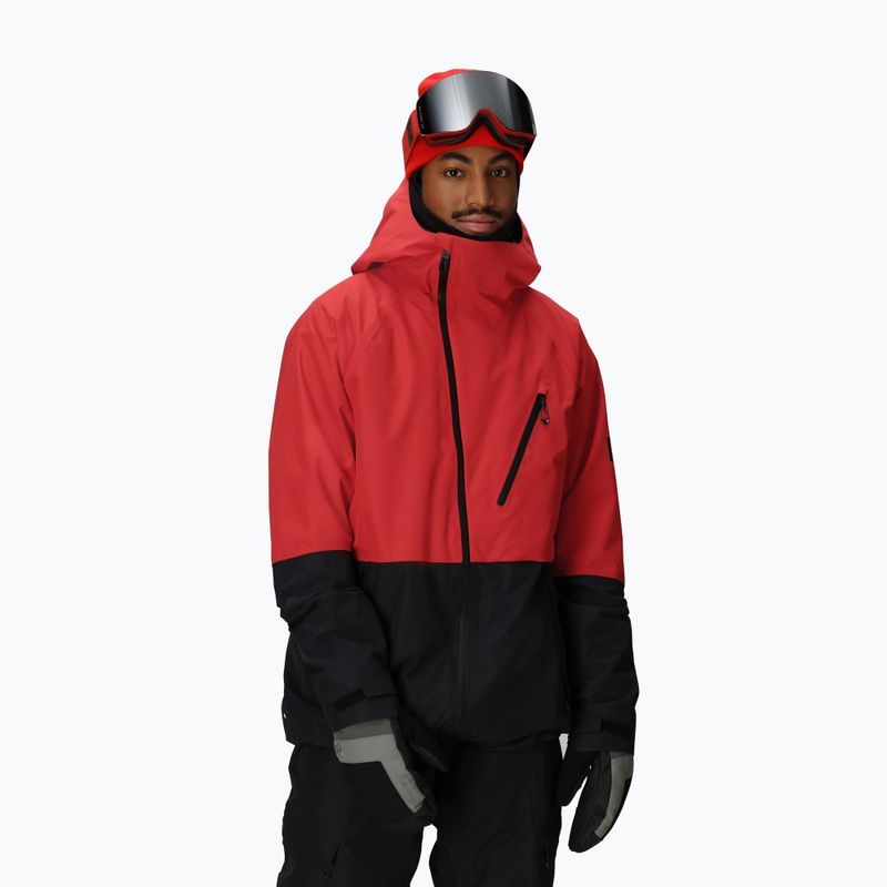 Herren Snowboardjacke 686 Hydra Thermagraph true red colorblock 4