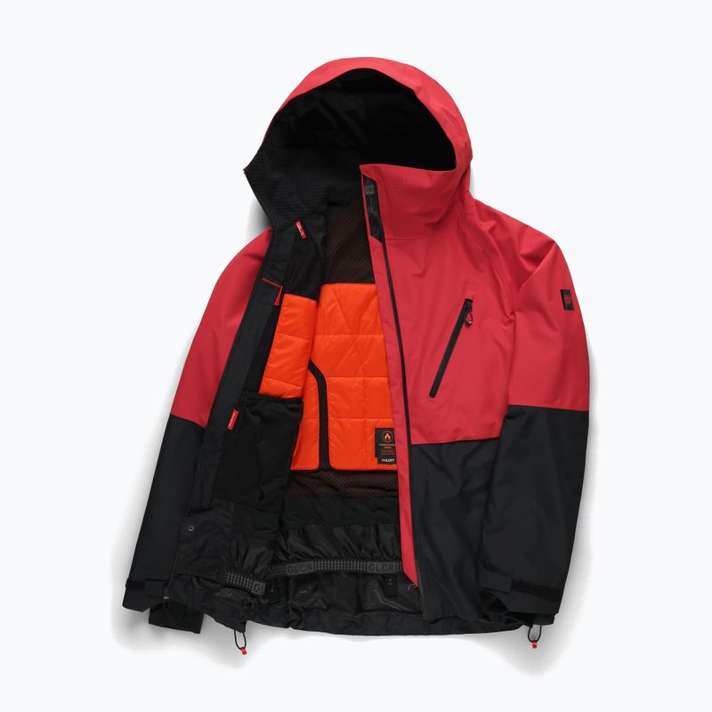 Herren Snowboardjacke 686 Hydra Thermagraph true red colorblock 8