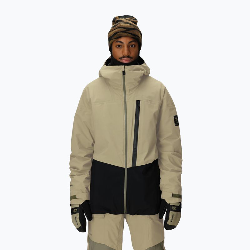 Herren Snowboardjacke 686 Gore-Tex GT Thermagraph sage colorblock