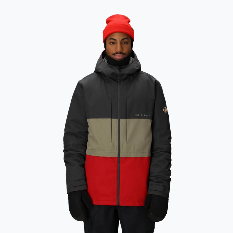 Herren-Snowboardjacke 686 Smarty 3IN1 Form charcoal colorblock 2