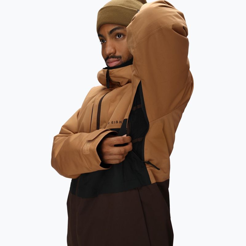 Herren-Snowboardjacke 686 Smarty 3IN1 Form caramel colorblock 9