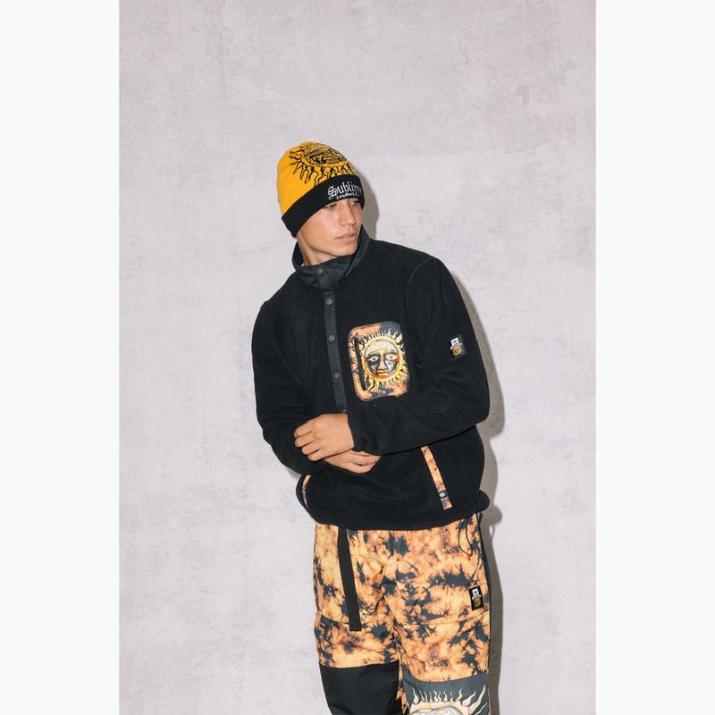 Herren Snowboard-Fleecejacke 686 Tioga Sherpa Fleece sublime black 7