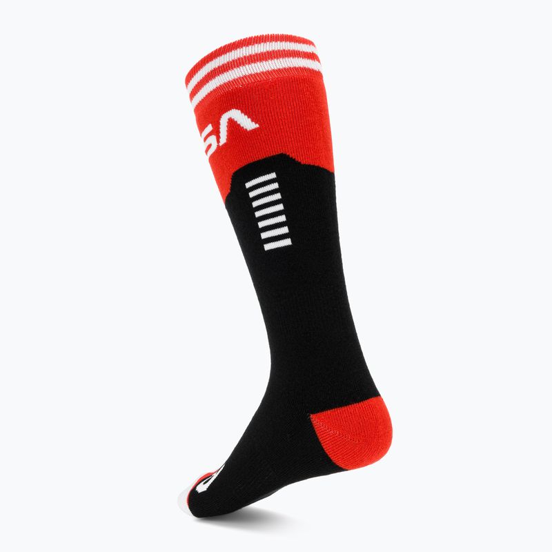 Snowboard-Socken für Herren 686 NASA 2 pairs black/red/white 4