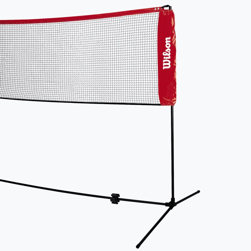 Wilson Starter Ez Tennisnetz 6,1 m schwarz/rot 2