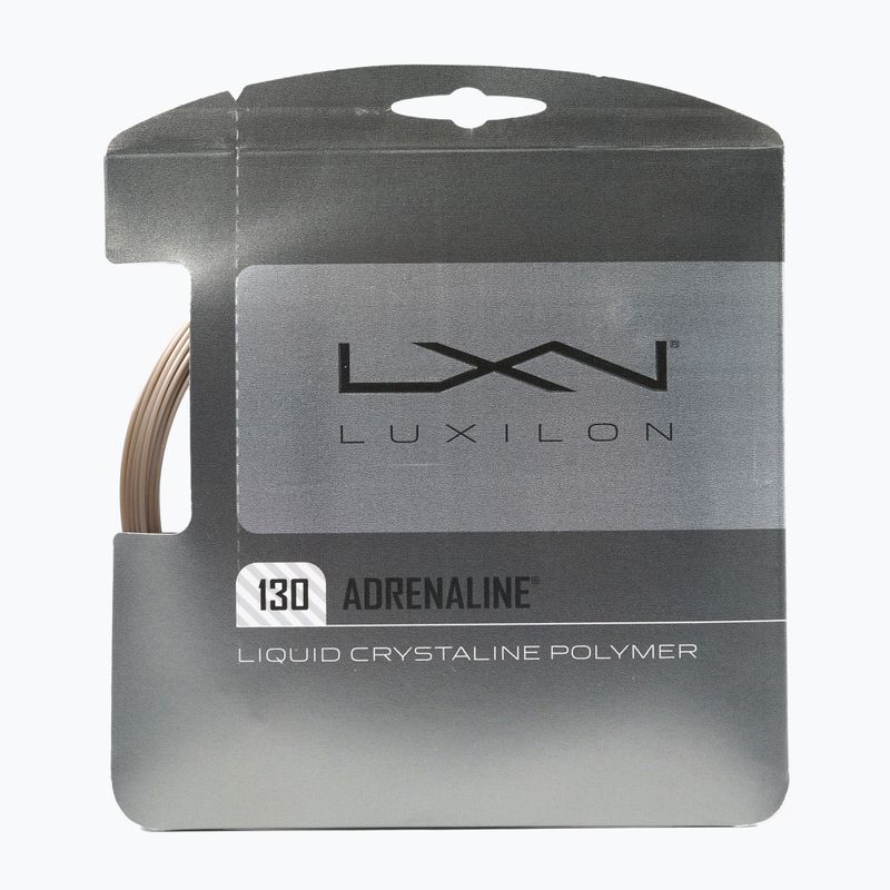 Tennissaite Luxilon Adrenaline 130 Satz12 2m grau WRZ993900