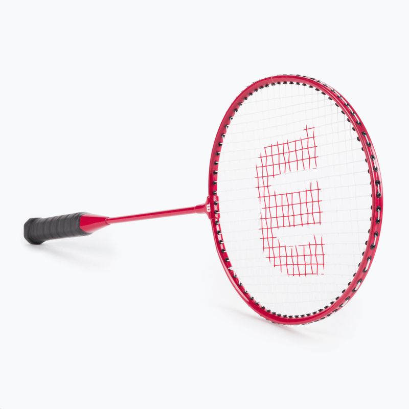 Wilson Tour Satz Badmintonschläger 4 Stück rot WRT844400 3