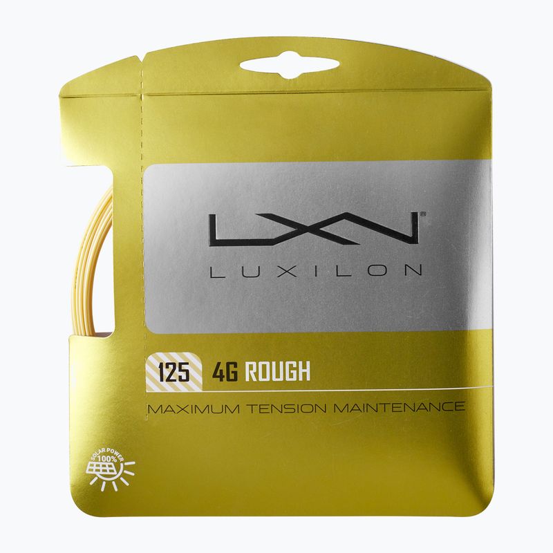 Tennissait Luxilon 4G Rough 125 12,2 m gold