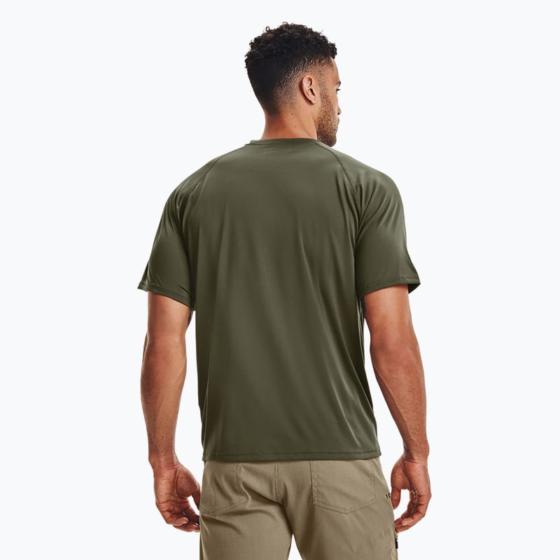 Herren Under Armour Tactical Tech t-shirt marine von grün/klar 3