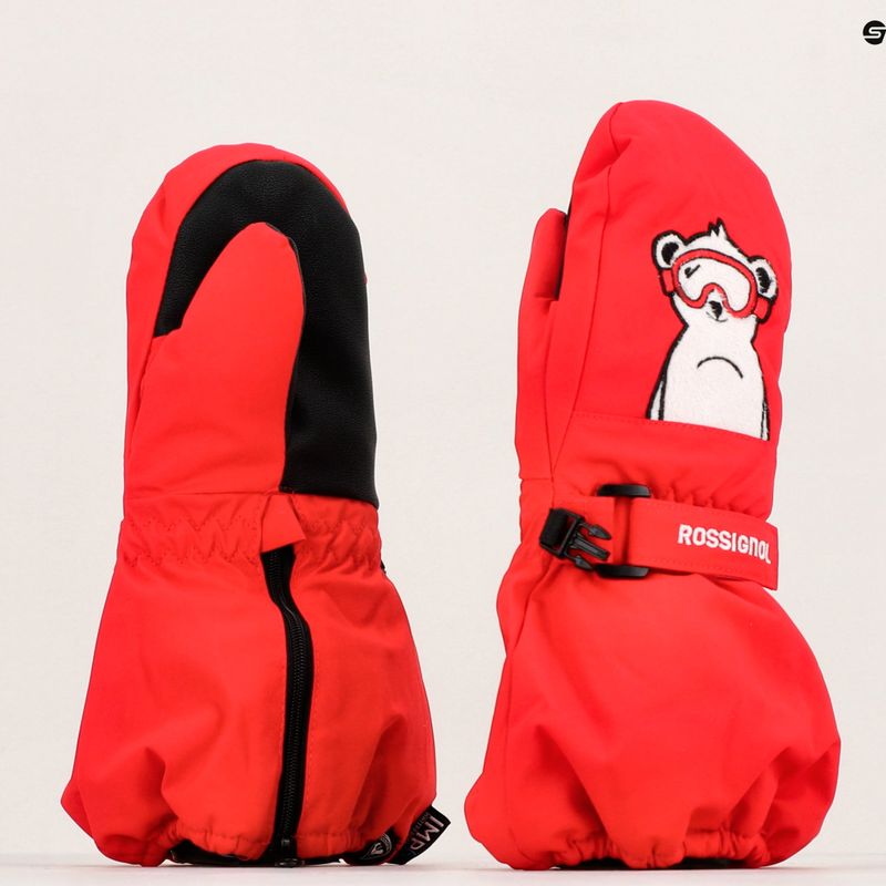 Rossignol Baby Impr M Sport rote Winterhandschuhe