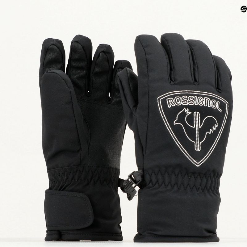 Rossignol Jr Rooster G Kinder-Skihandschuh schwarz 6