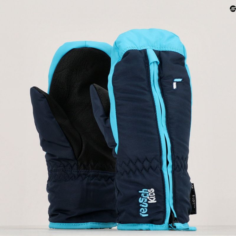 Kinder Skihandschuhe Reusch Ben Mitten Kleid blau/Bachelor button