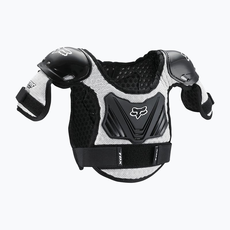 Fox Racing Peewee Titan Roost Deflector Jr schwarz/silber Kinder Fahrradpuffer