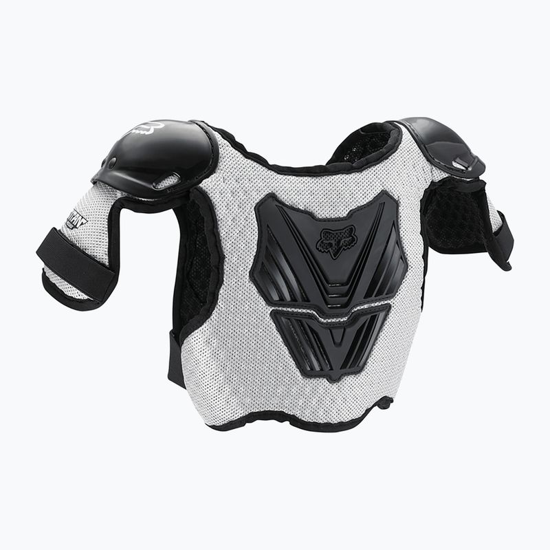 Fox Racing Peewee Titan Roost Deflector Jr schwarz/silber Kinder Fahrradpuffer 2