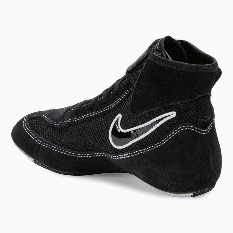 Nike Speedsweep VII Kinder Wrestling Schuhe schwarz/weiß/schwarz 3