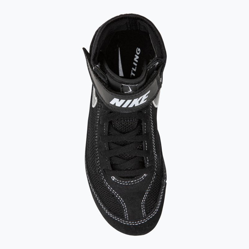 Nike Speedsweep VII Kinder Wrestling Schuhe schwarz/weiß/schwarz 5