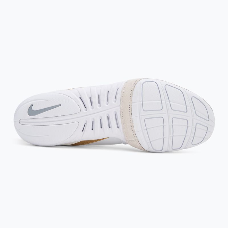 Nike Freek Weiß/Metallic Gold/Cool Grey Boxen Schuhe 4