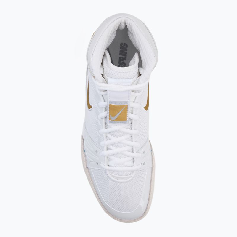 Nike Freek Weiß/Metallic Gold/Cool Grey Boxen Schuhe 5