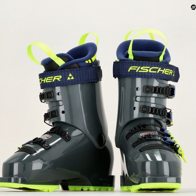 Fischer RC4 60 JR GW Kinderskischuhe rhino grey/rhino grey 12