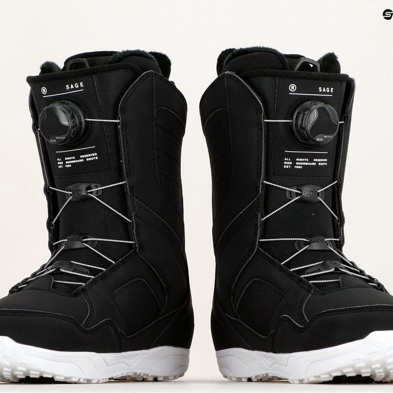 Damen Snowboardschuhe RIDE Sage schwarz 7