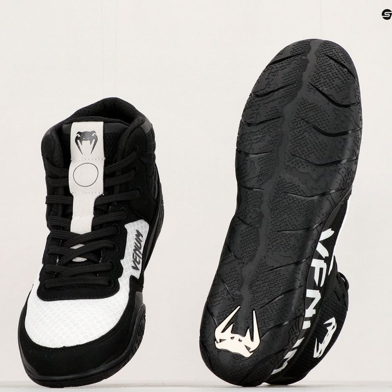Venum Elite Wrestling Boxstiefel schwarz/weiss 8