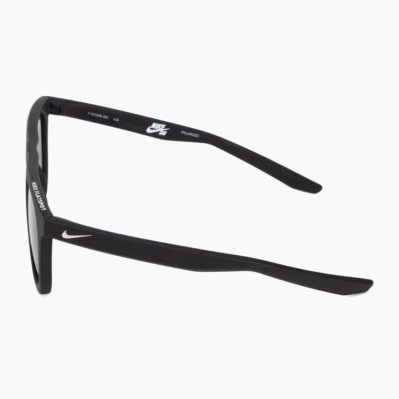Nike Flatspot P mattschwarz/silbergrau Sonnenbrille mit polarisierten Gläsern 4