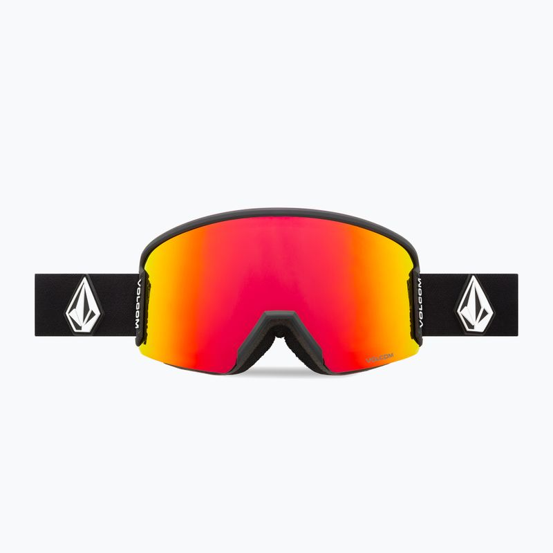 Skibrille Volcom Garden 2 matte black/red chrome/yellow 2