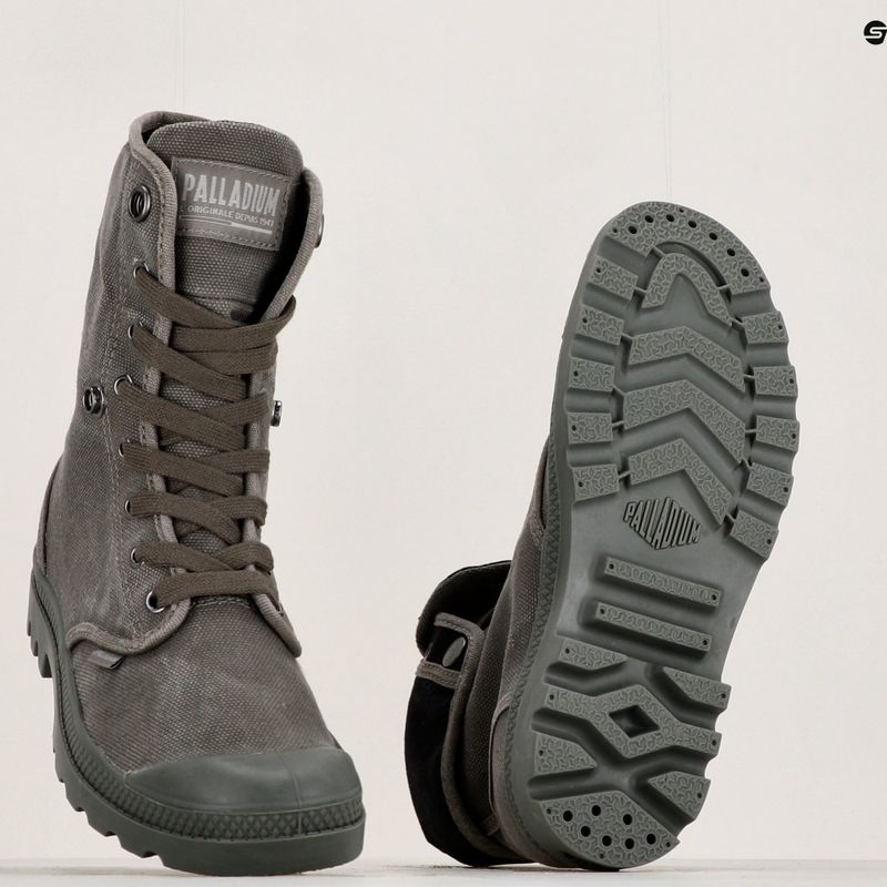 Palladium Baggy Metall/Schwarz Schuhe für Frauen 9