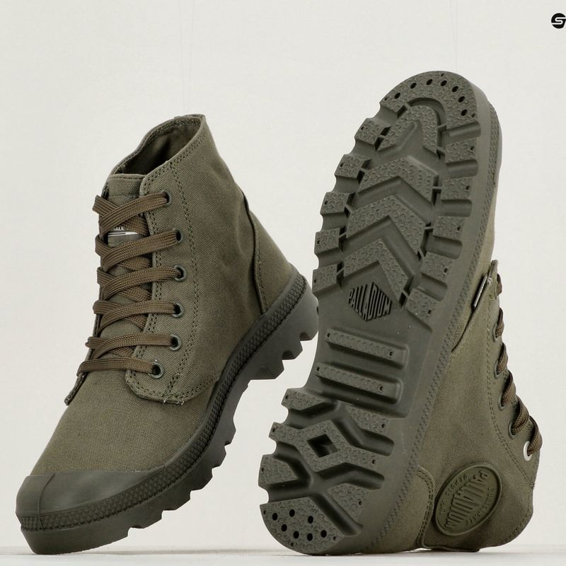 Palladium Mono Chrome oliv Nacht Stiefel 14
