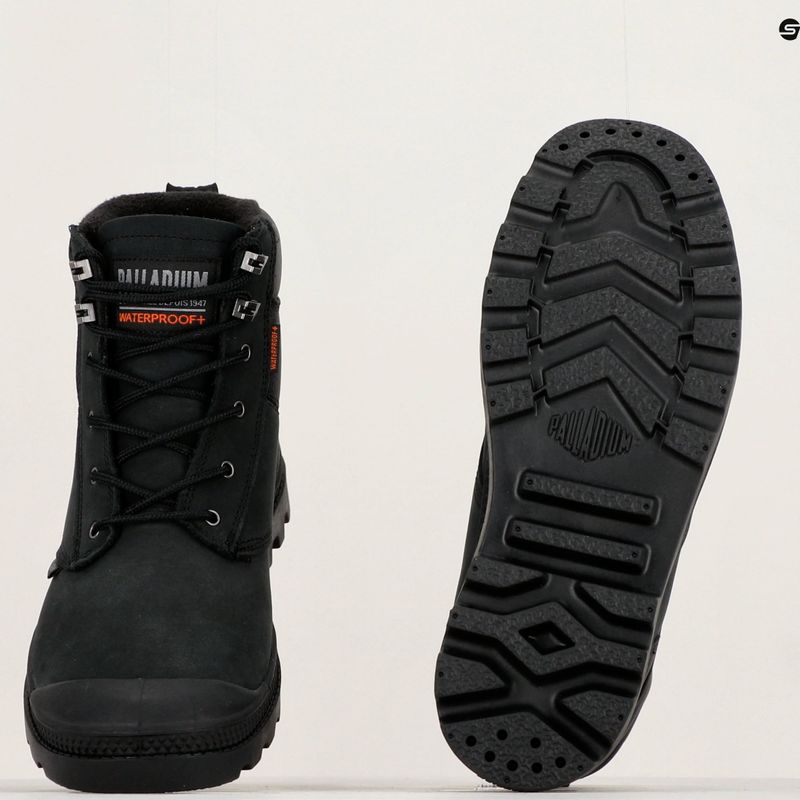 Palladium Pampa SHIeld WP+ LUX schwarz/schwarz Stiefel 15