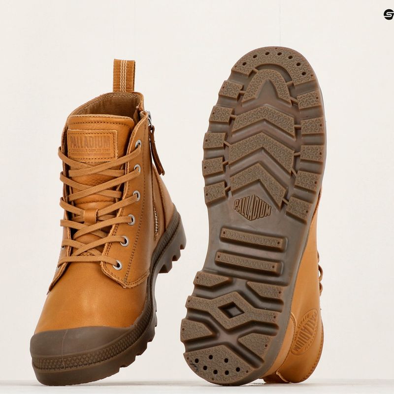 Palladium Pampa ZIP LTH ESS liebe braune Stiefel 14