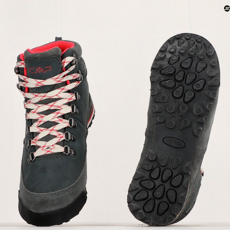 Damen-Trekkingstiefel CMP Heka WP titanio/begonia 15